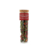 Tube of dehydrated Red and Green Peppers