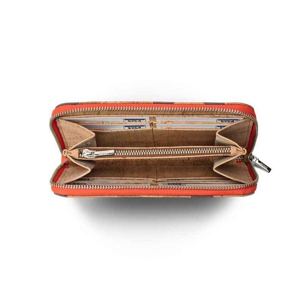 Large Cork Wallet "Circles"