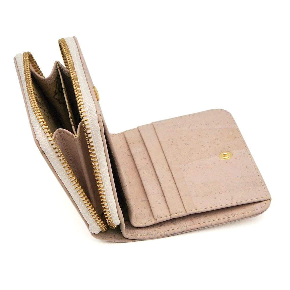 Cork wallet I Nude-colored