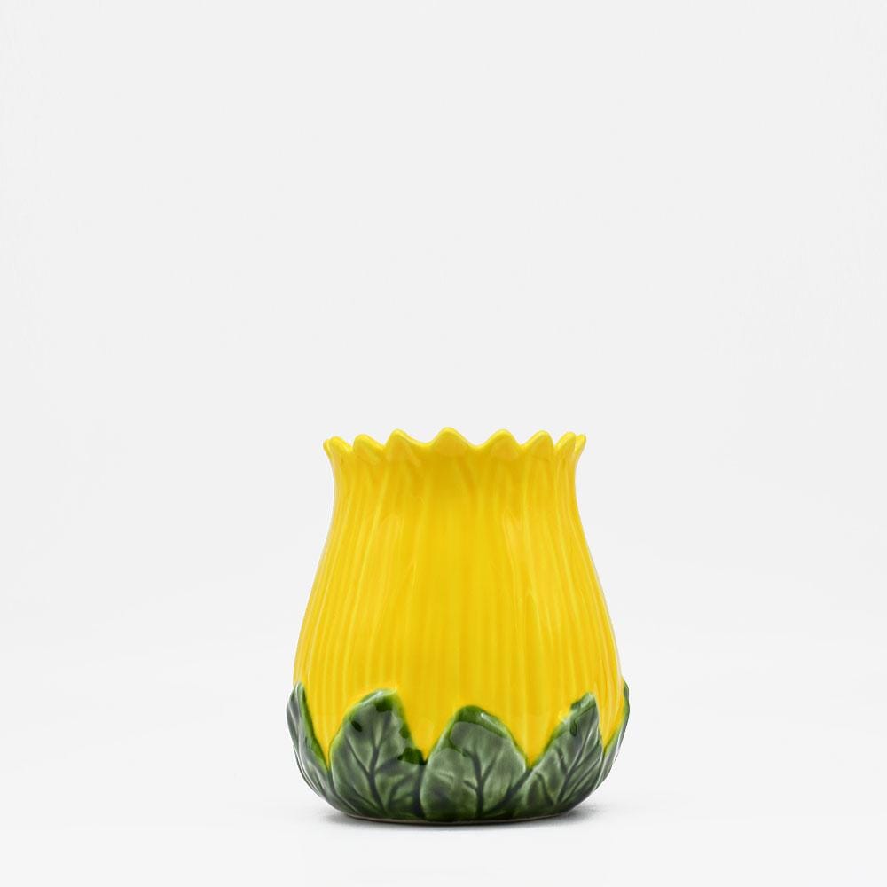 Pot en céramique en forme de Tournesol