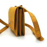 Sac à bandoulière en liège jaune
