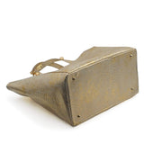 Embossed cork Shopping bag - Gold