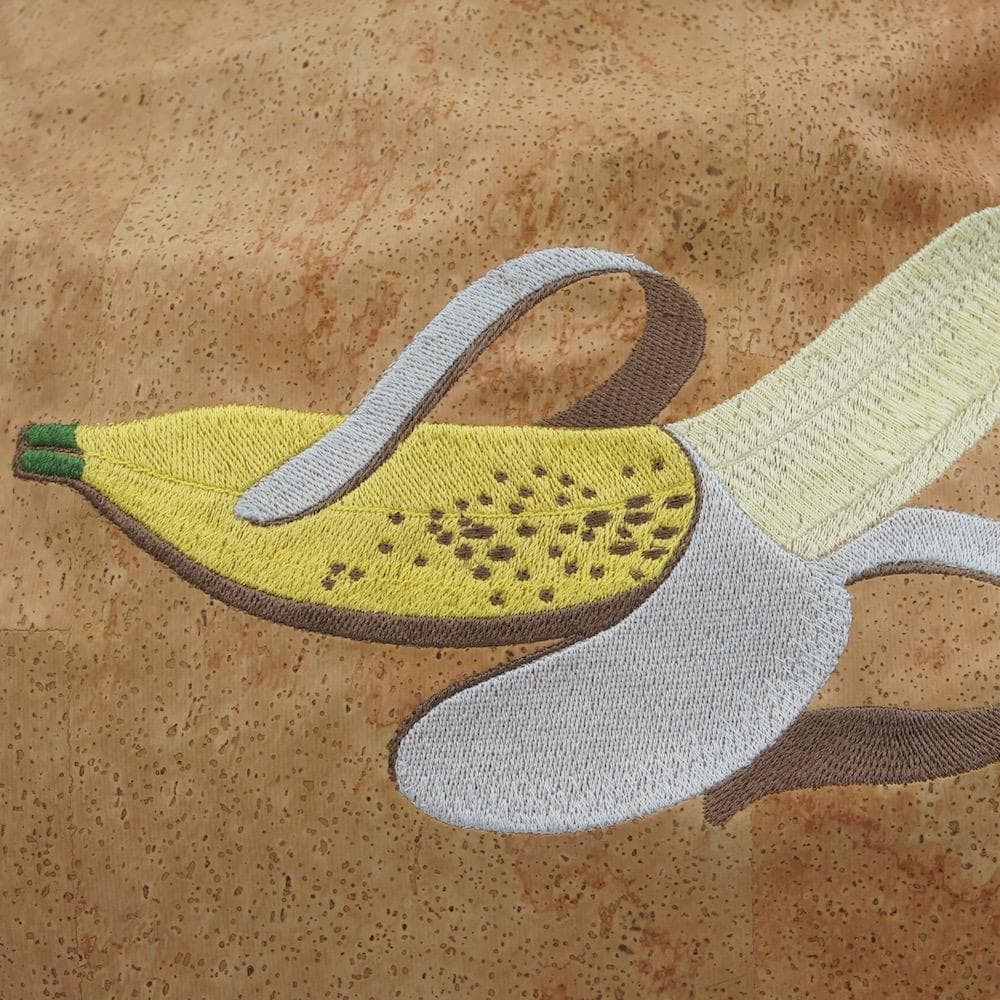 Flexible Einkaufstasche aus Kork Banana