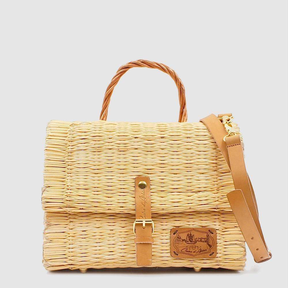 Reed Satchel Bag 9.8'' - Natural