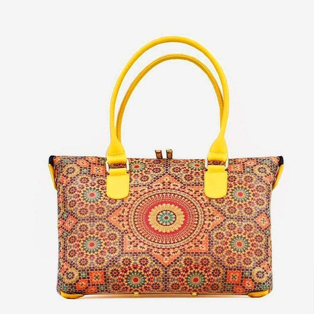 Umwandelbare Korktasche "Azulejos"