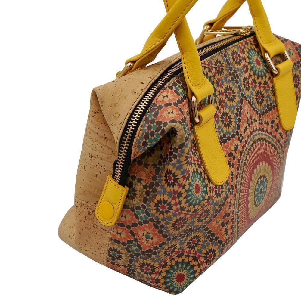 Umwandelbare Korktasche "Azulejos"