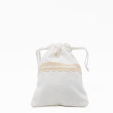 Sachet pochon en lin brodé 15x10cm Sachet pochon en lin brodé 15x10cm - 6 motifs Motif 1
