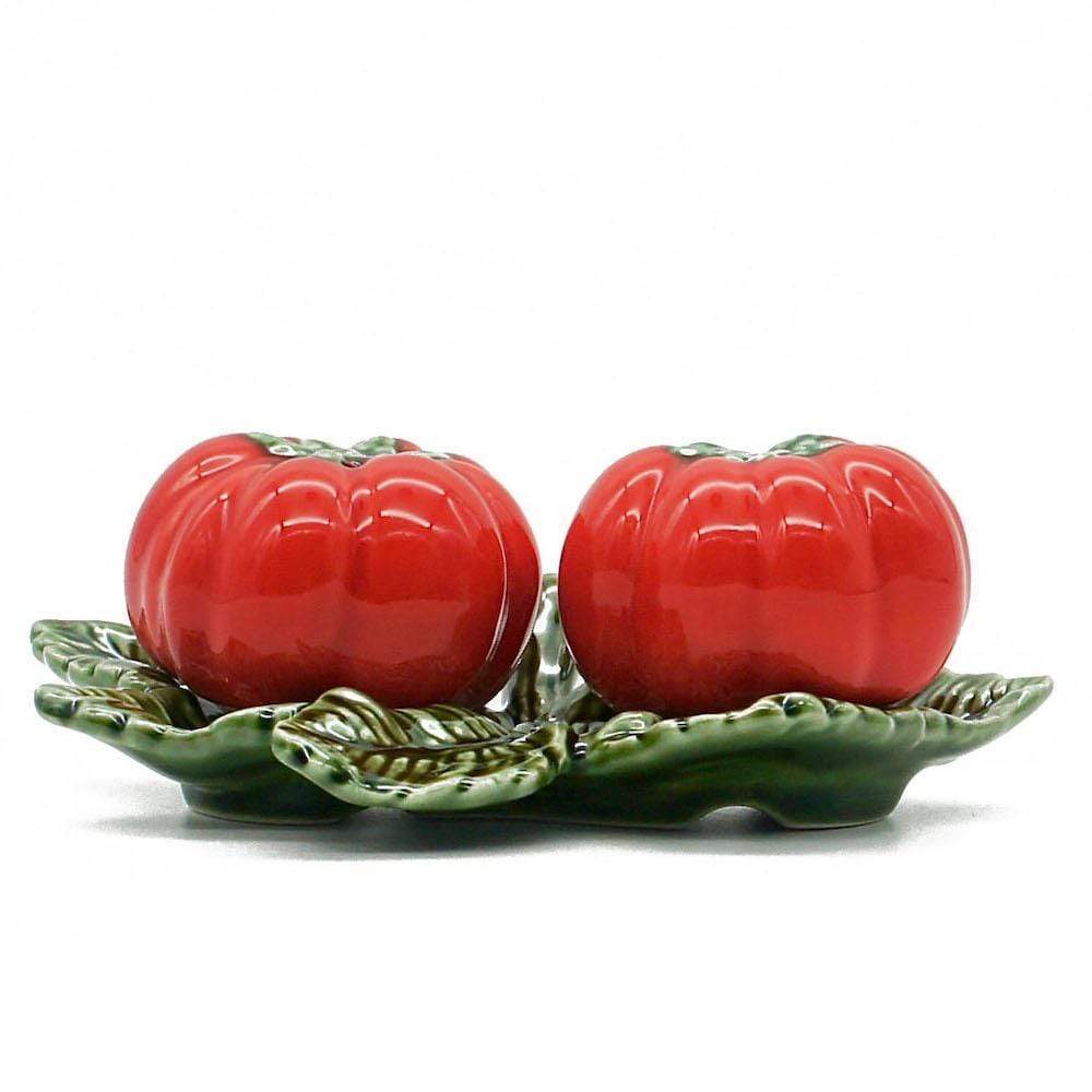 Salière Poivrière en forme de Tomate I Vaisselle portugaise Salière & Poivrière "Tomate"