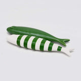 Sardine en céramique portugaise I Toutes couleurs I Vente en ligne Sardine en céramique unie - 11 couleurs Vert foncé
