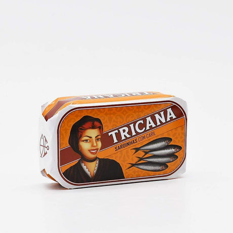Sardines à l'huile d'olive et piri piri Tricana I Le meilleure conserve portugaise SARDINES AU CURRY