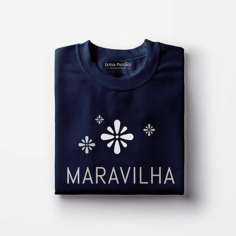 Unisex-T-Shirt "Maravilha" - Blau