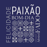 Unisex-T-Shirt "Paixão" - Blau