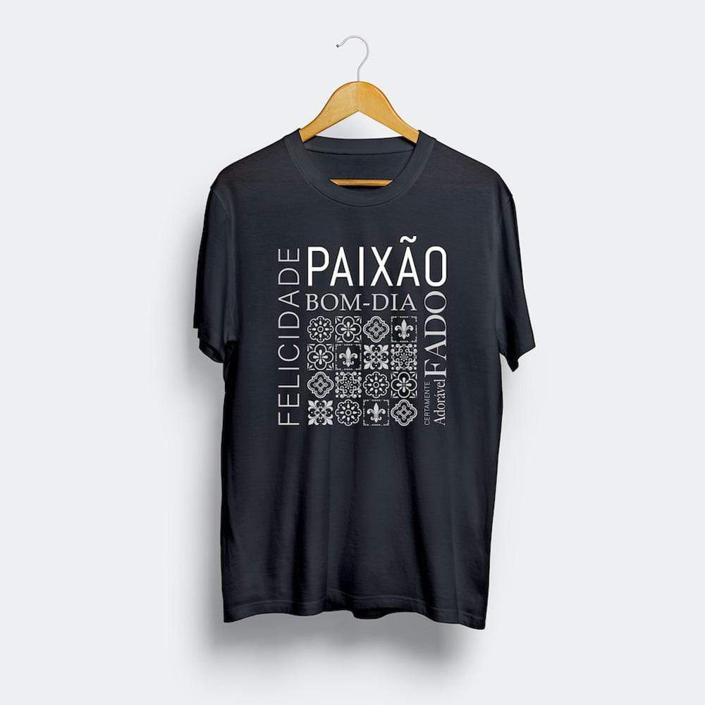 Unisex-T-Shirt "Paixão" - Blau
