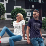 Unisex-T-Shirt "Paixão" - Blau