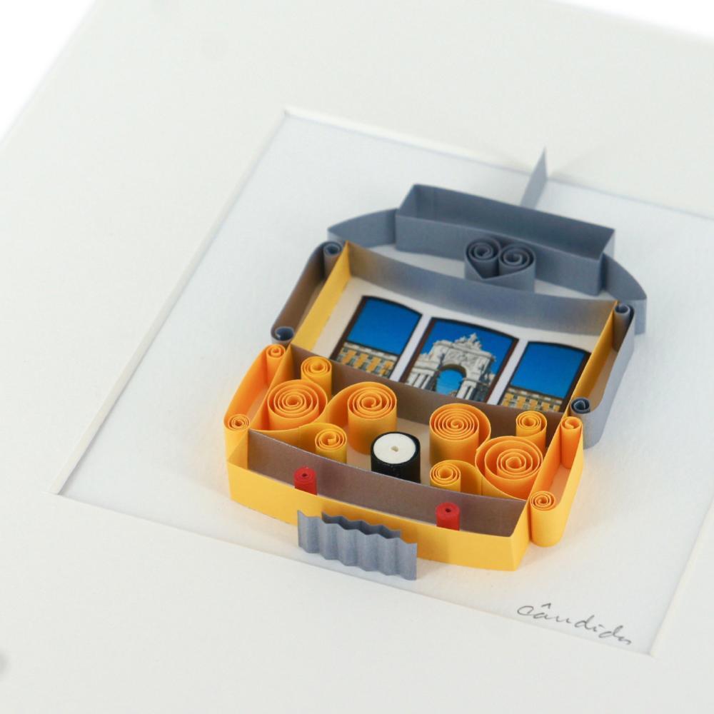 Quilled picture "Electrico 28"