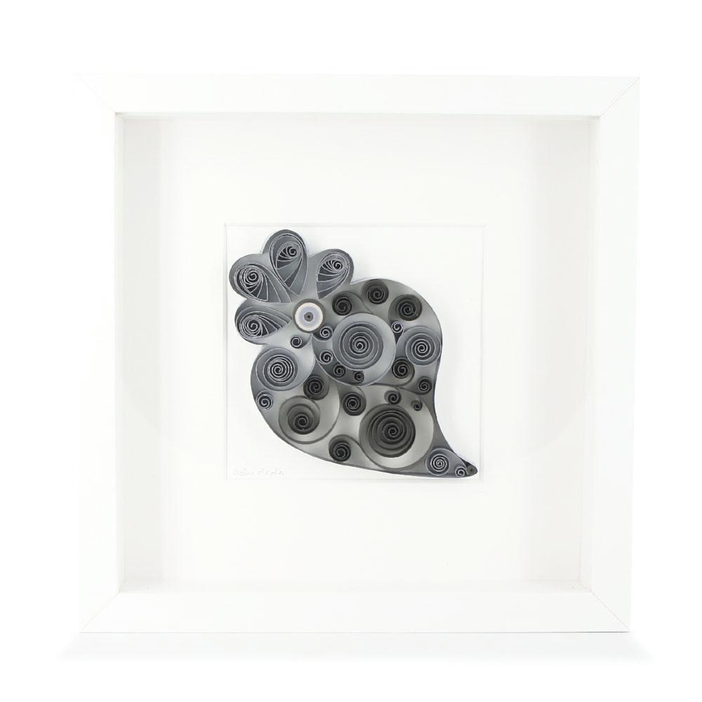 Quilling-Bild "Herz von Viana"