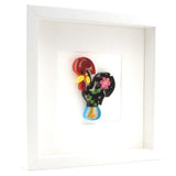 Quilling-Bild "Hahn von Barcelos"