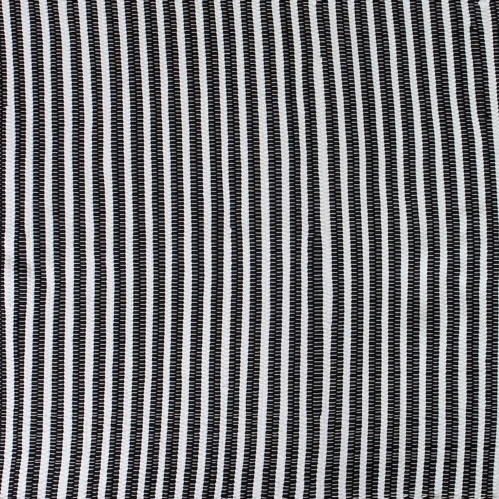 Traditional Portuguese rug 300x50cm - Black & White