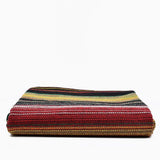 Tapis en coton fin 210x150 I Artisanat du Portugal en ligne Tapis fin en coton 210x150 - Rouge Noir & Rouge
