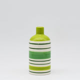 Vase costa Nova Turquoise I Vases en céramique du Portugal Vase rayé - Vert 15cm